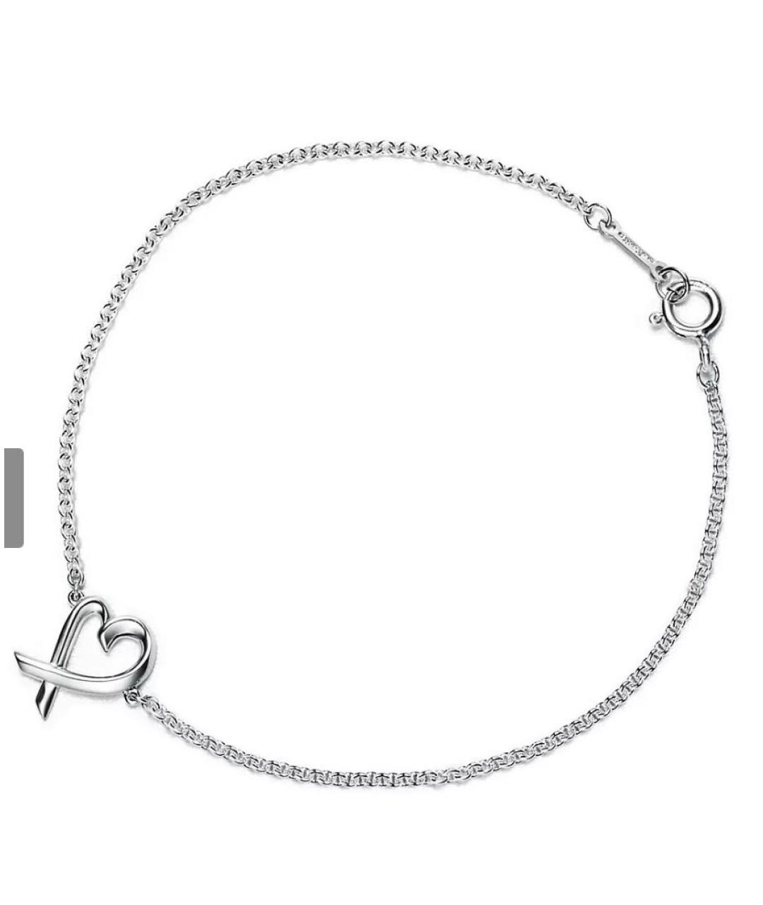 TIFFANY&CO Серебрянный серебряный браслет, фото 5
