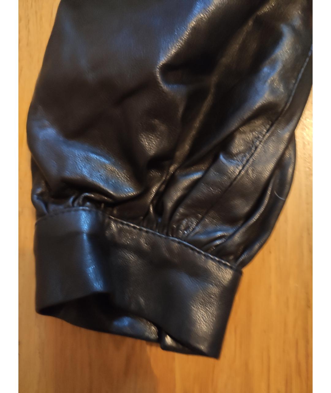 IRO Черный кожаный комбинезон, фото 5