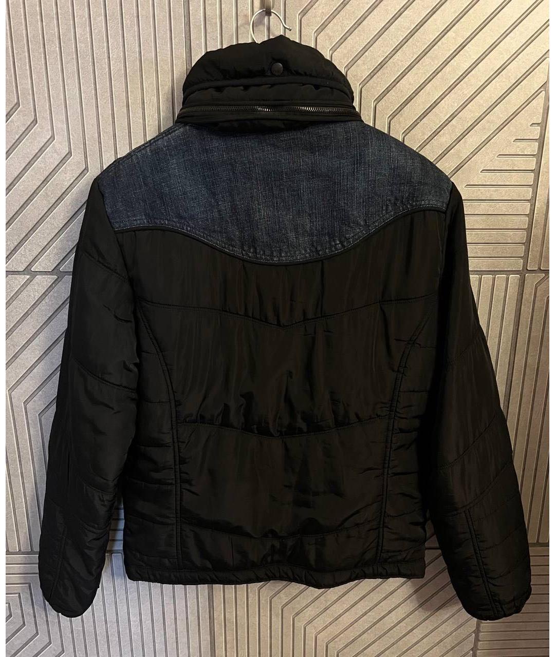 DIESEL Черная полиэстеровая куртка, фото 4