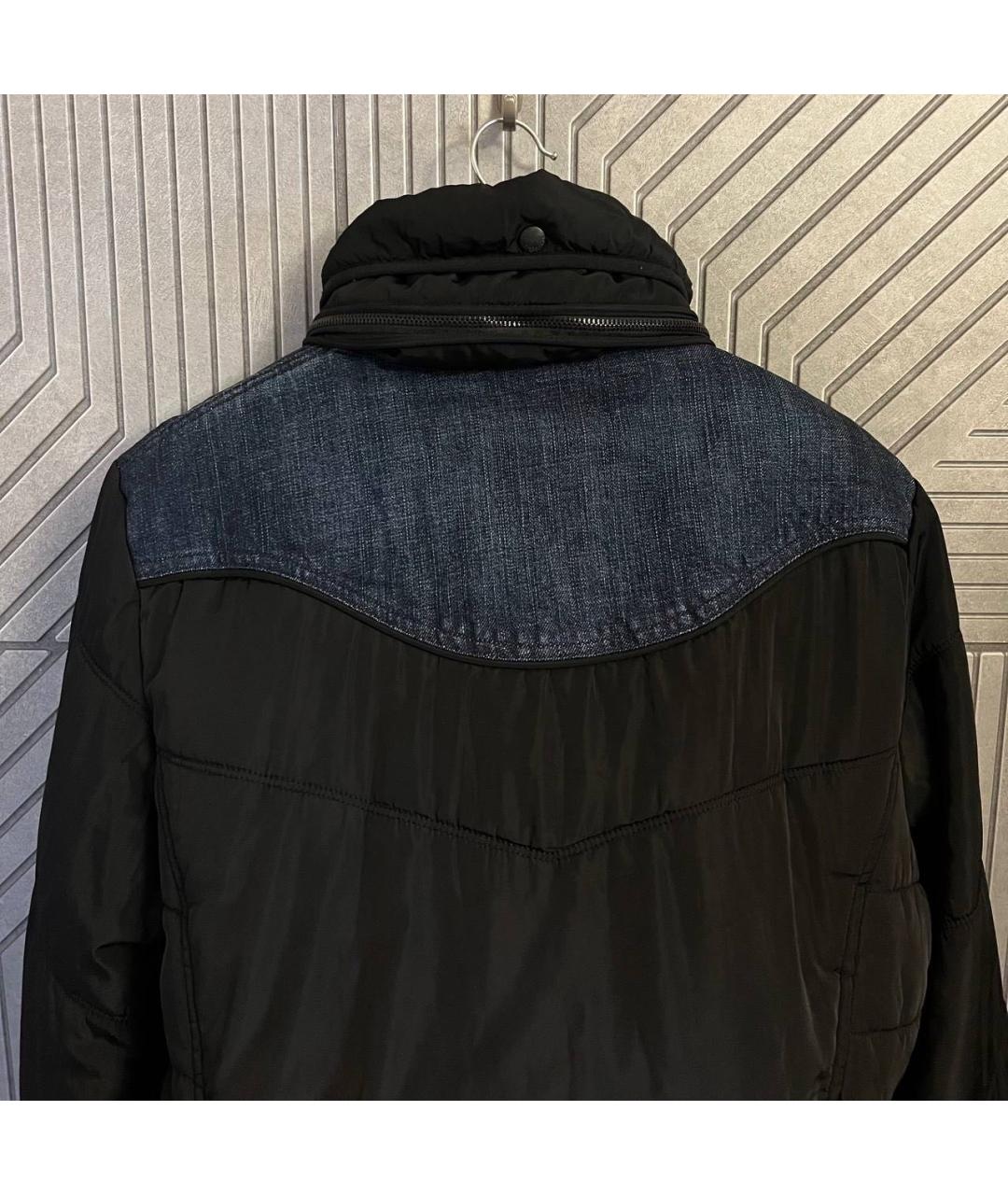 DIESEL Черная полиэстеровая куртка, фото 5