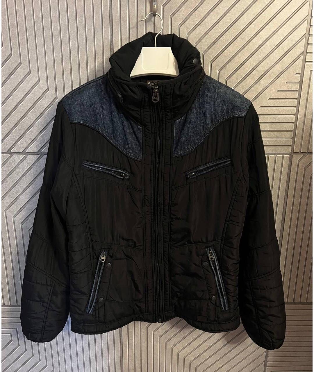 DIESEL Черная полиэстеровая куртка, фото 9