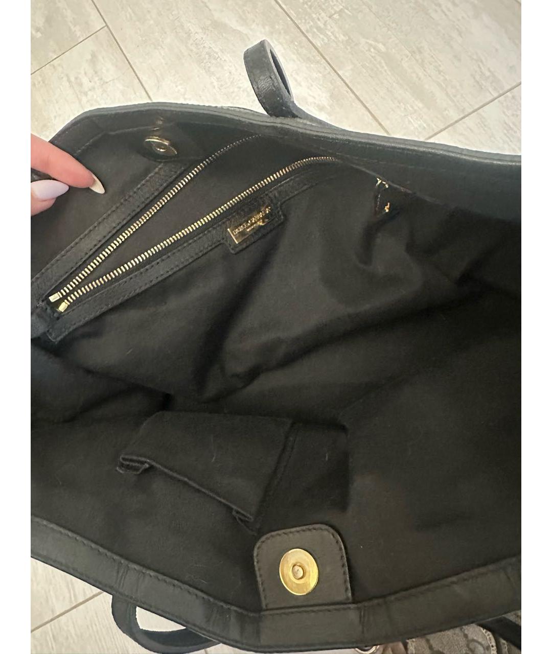 DOLCE&GABBANA Мульти кожаная сумка с короткими ручками, фото 4