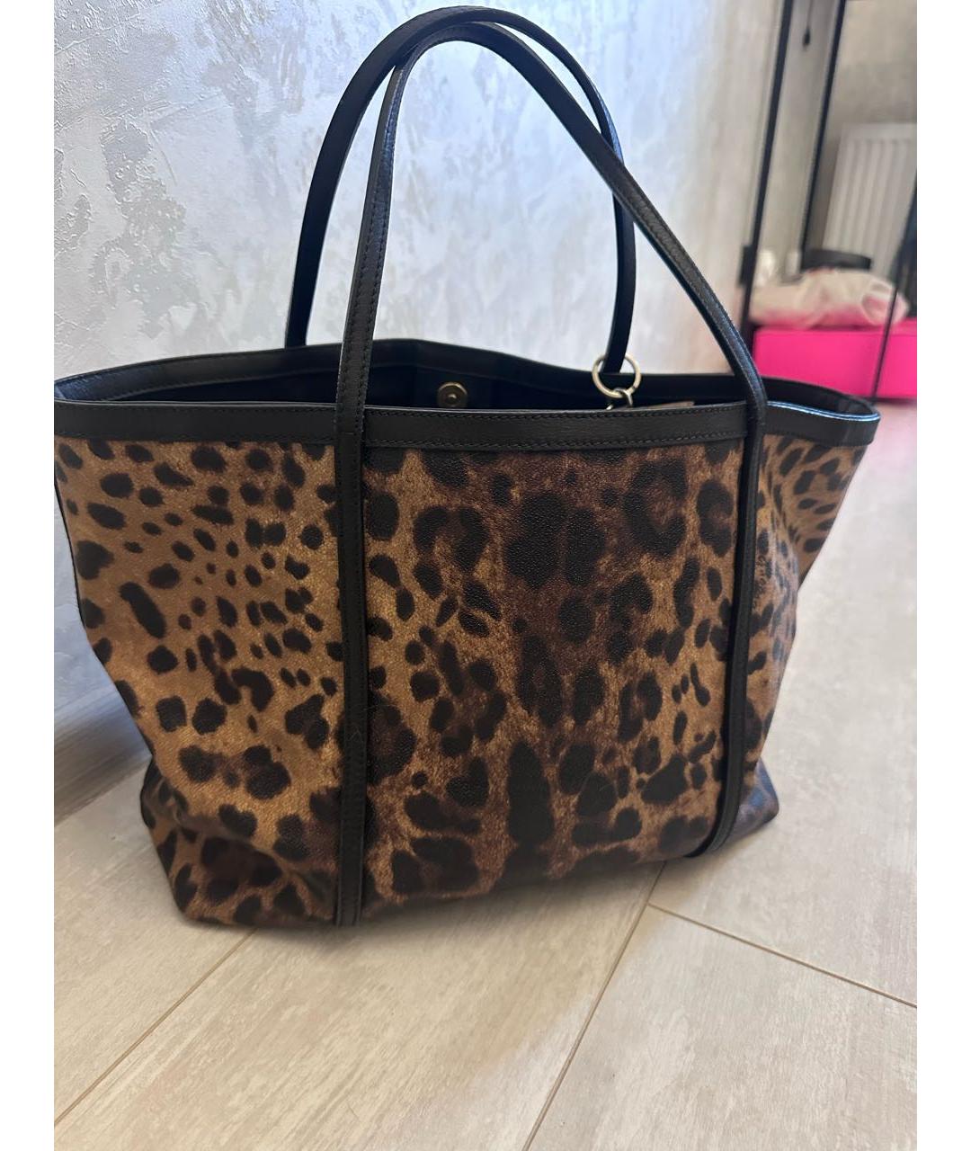 DOLCE&GABBANA Мульти кожаная сумка с короткими ручками, фото 3