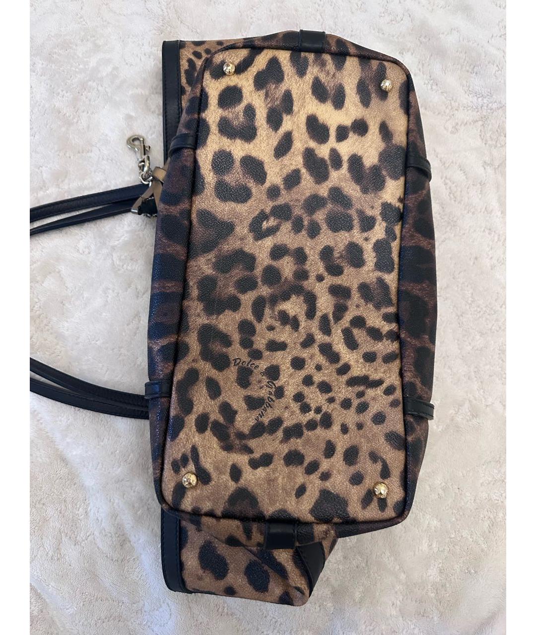 DOLCE&GABBANA Мульти кожаная сумка с короткими ручками, фото 6