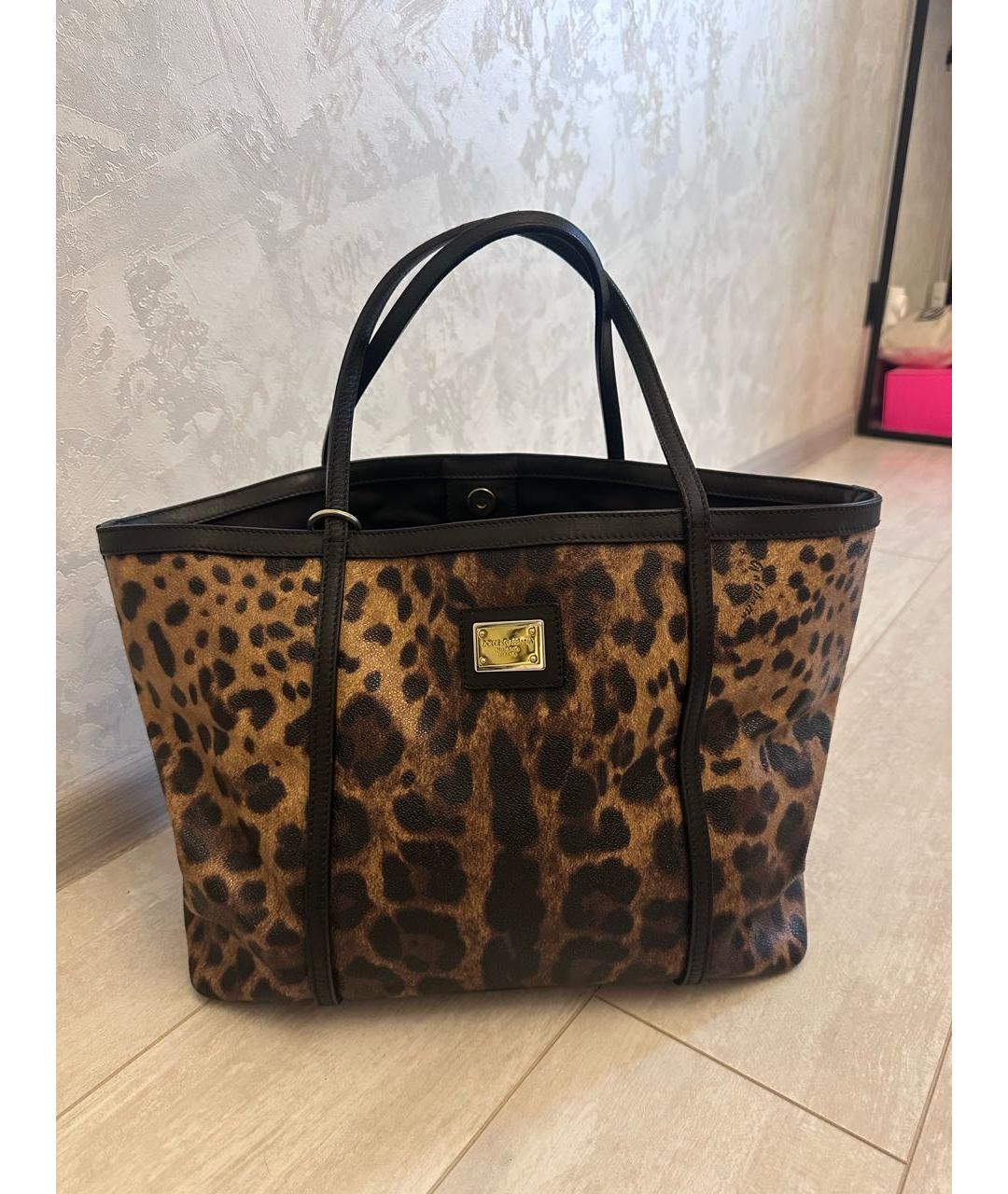 DOLCE&GABBANA Мульти кожаная сумка с короткими ручками, фото 7