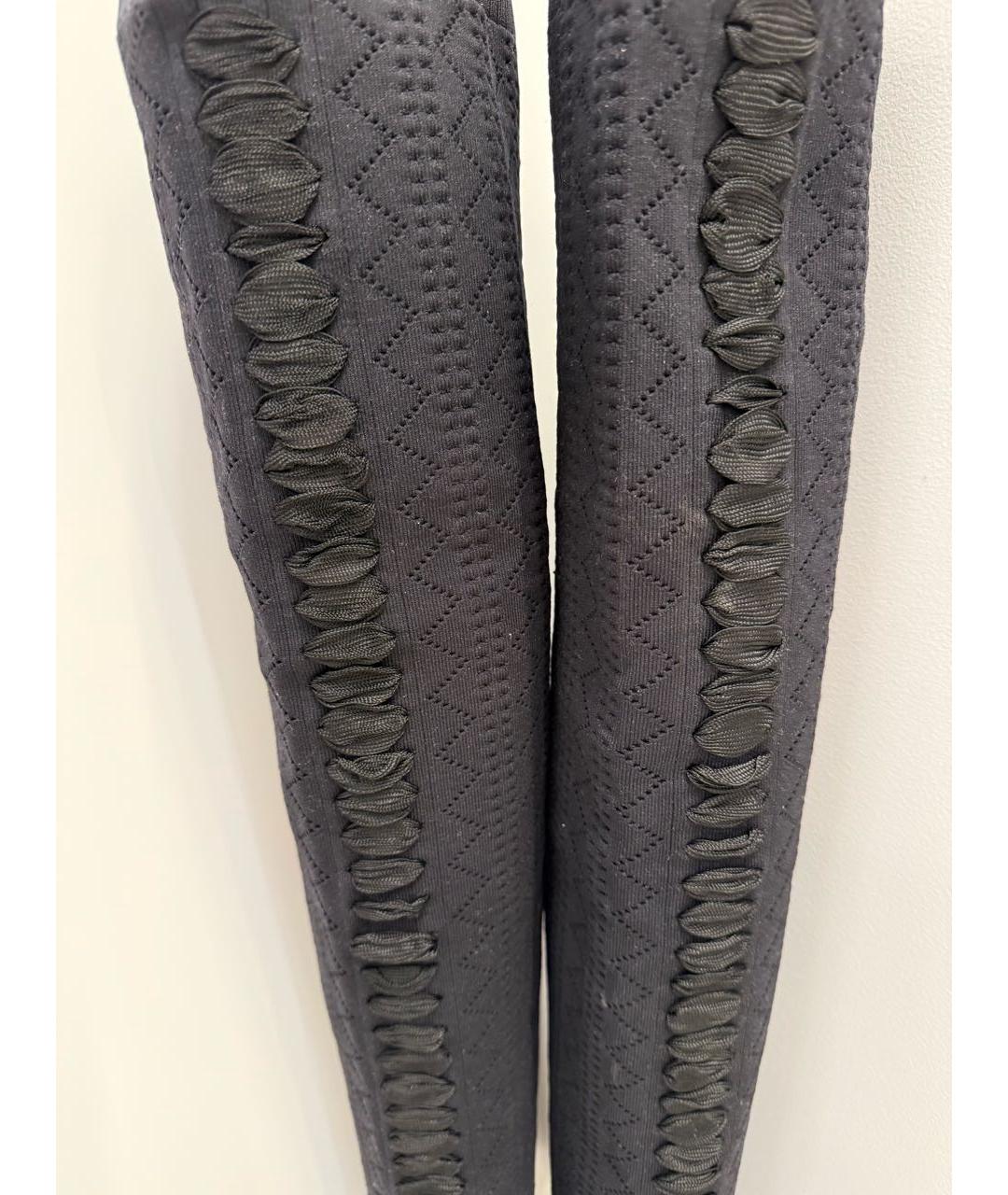 FENDI Черные текстильные ботфорты, фото 7