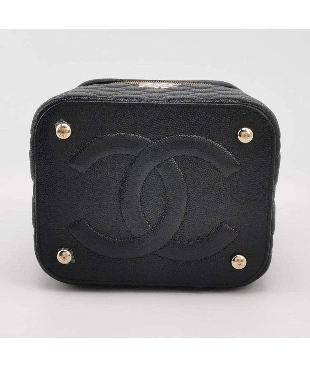 CHANEL Черная кожаная сумка через плечо, фото 5