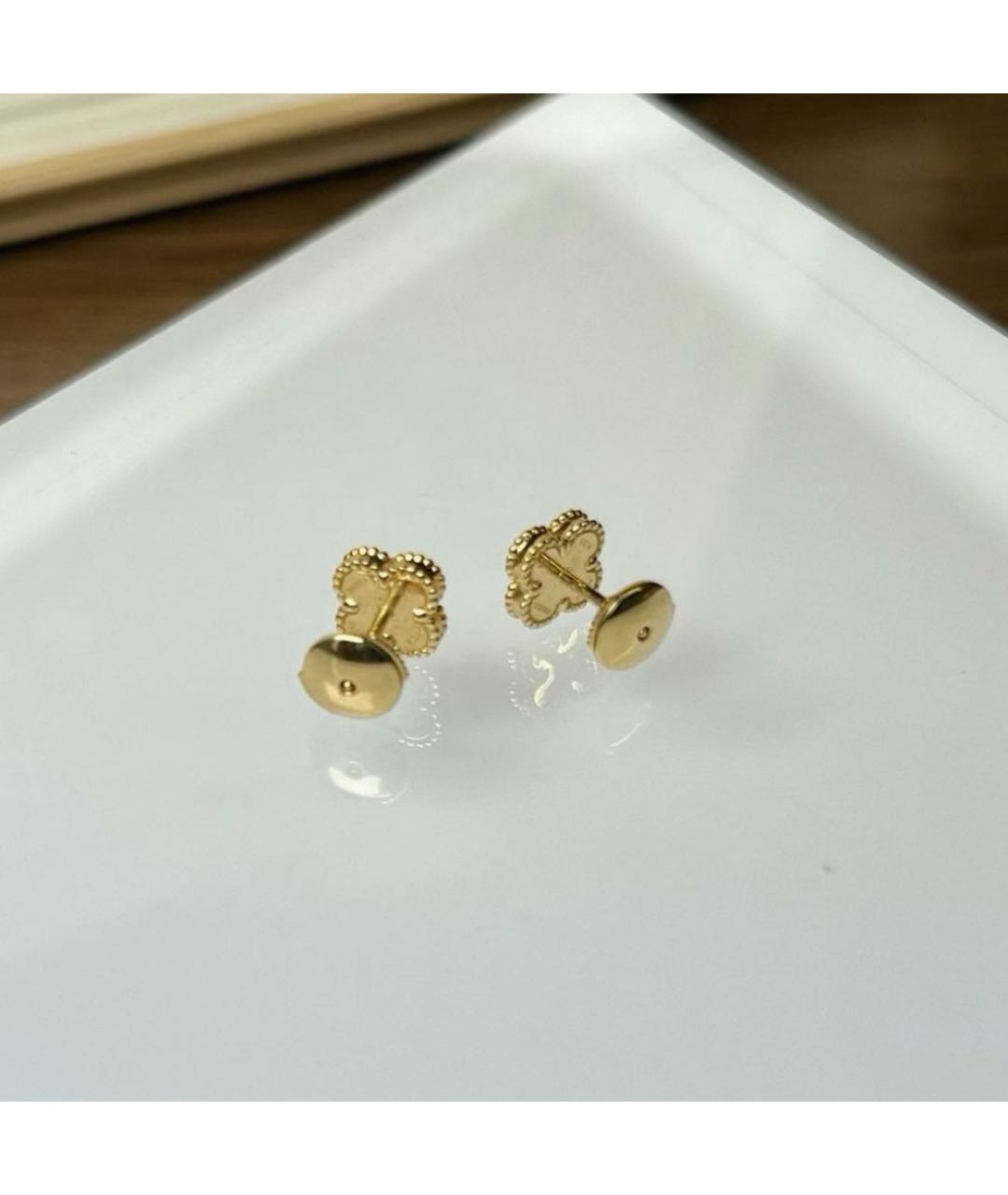 VAN CLEEF & ARPELS Золотые серьги из желтого золота, фото 3