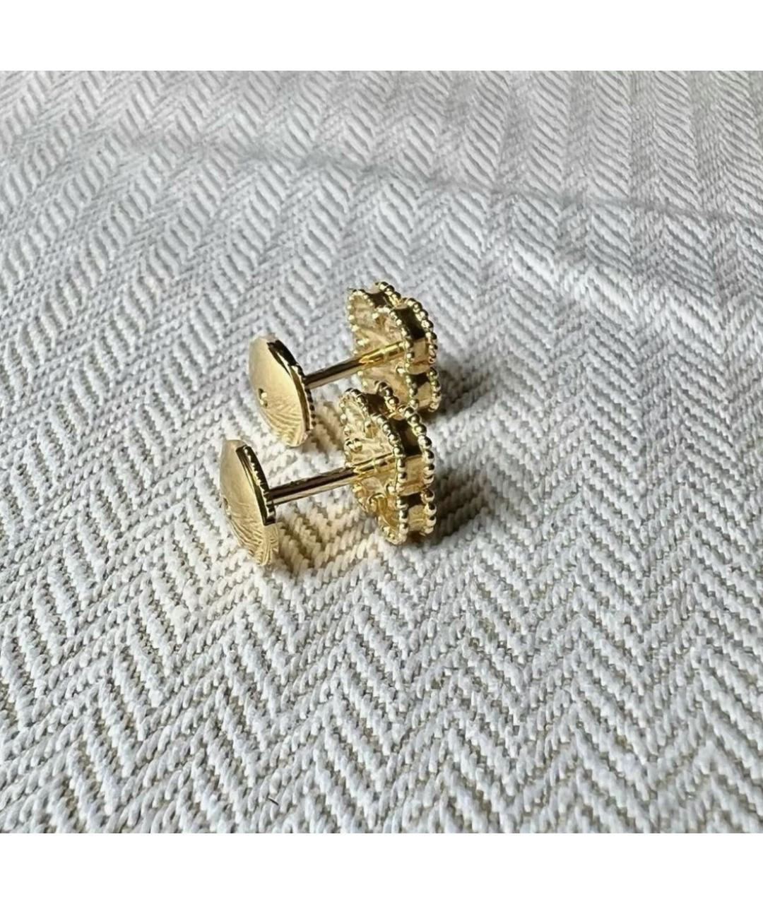 VAN CLEEF & ARPELS Золотые серьги из желтого золота, фото 4