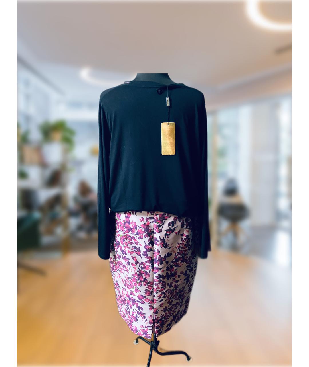 ESCADA Фуксия вискозный костюм с юбками, фото 2