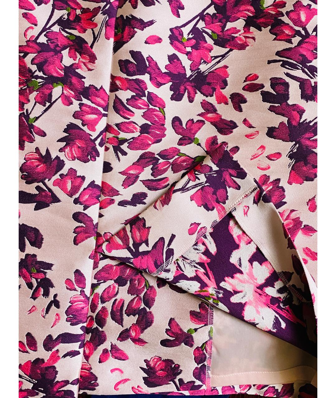 ESCADA Фуксия вискозный костюм с юбками, фото 6