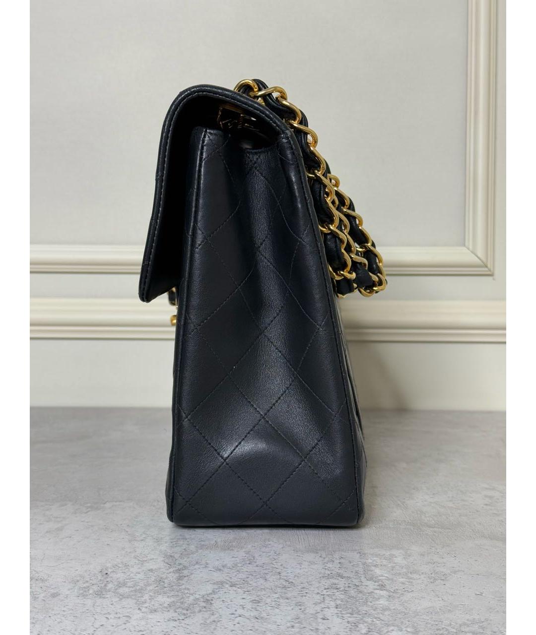 CHANEL Черная кожаная сумка через плечо, фото 3