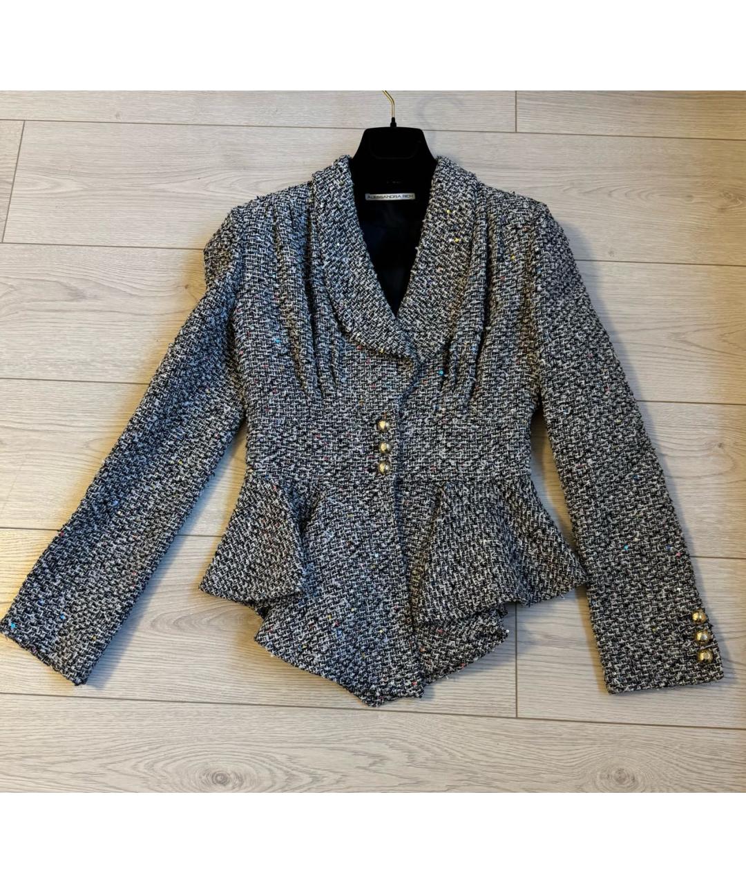 ALESSANDRA RICH Шерстяной жакет/пиджак, фото 5