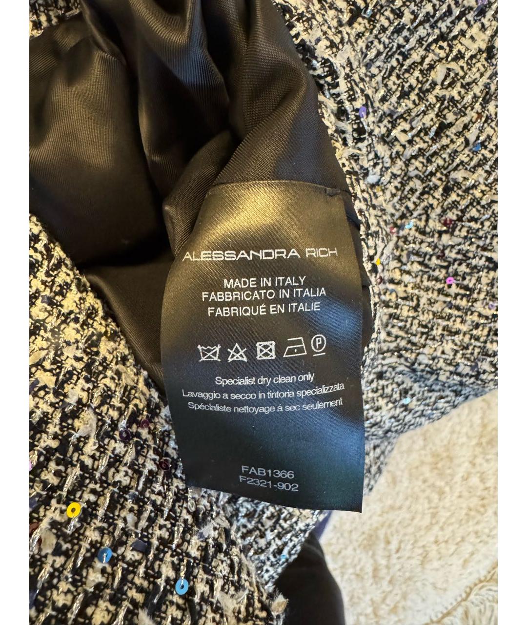 ALESSANDRA RICH Шерстяной жакет/пиджак, фото 4