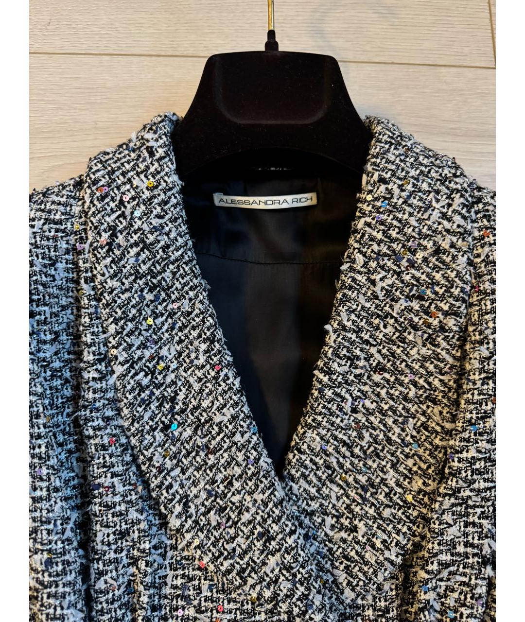 ALESSANDRA RICH Шерстяной жакет/пиджак, фото 3