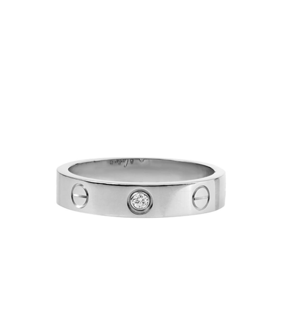 CARTIER Серебряное кольцо из белого золота, фото 4