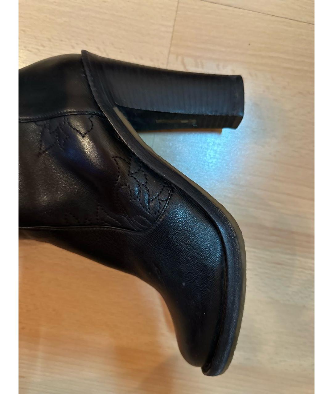 ETRO Черные кожаные сапоги, фото 3