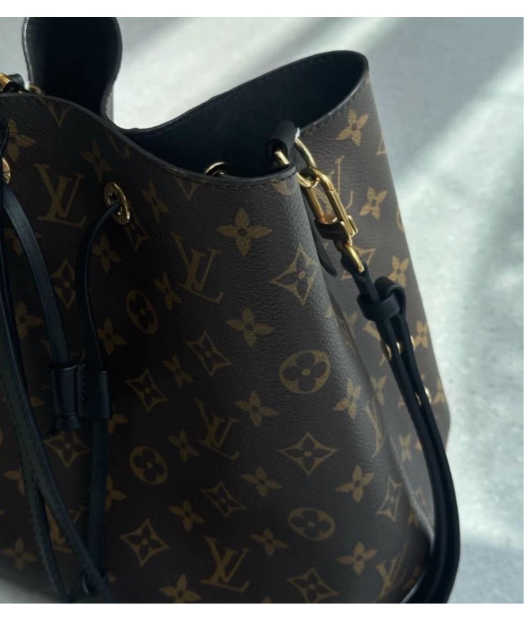 LOUIS VUITTON Коричневая сумка через плечо, фото 3