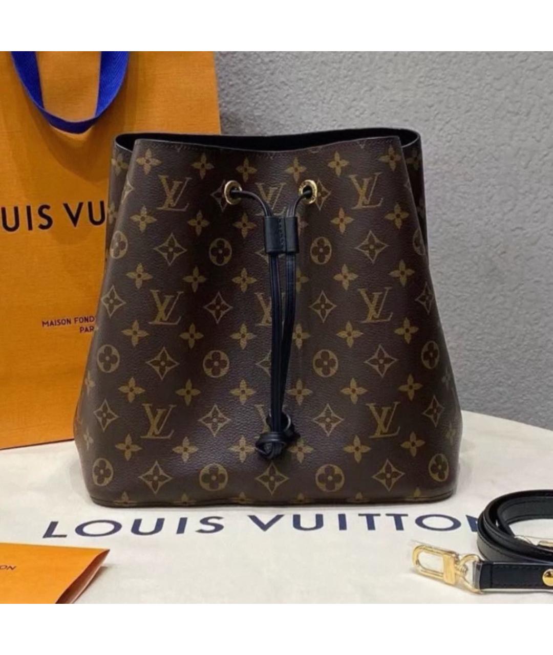 LOUIS VUITTON Коричневая сумка через плечо, фото 2