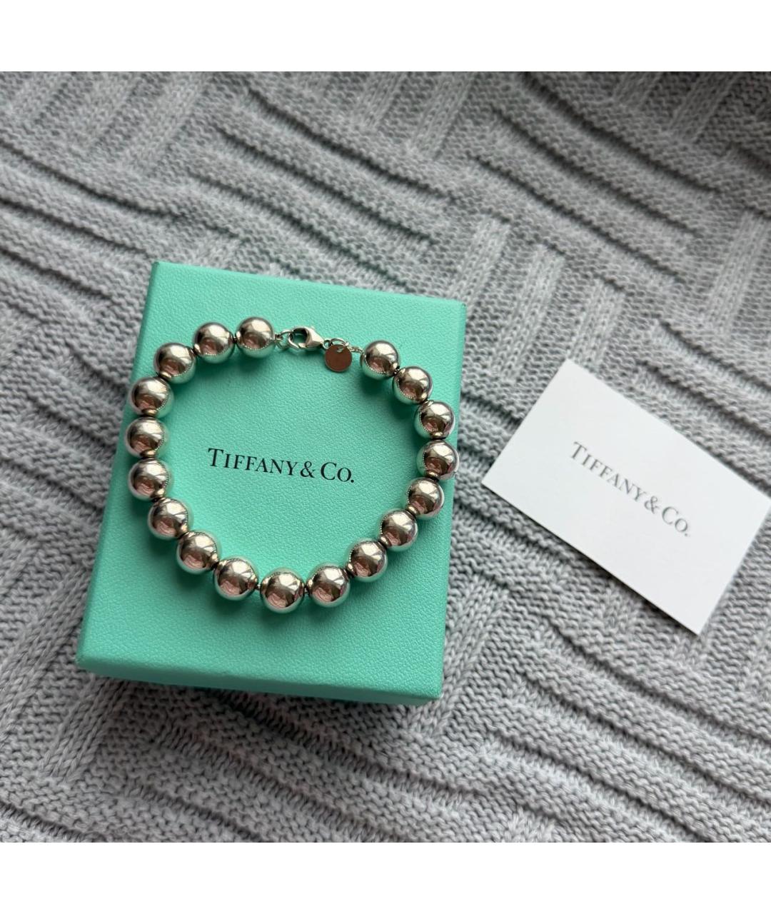 TIFFANY&CO Серебрянный серебряный браслет, фото 2