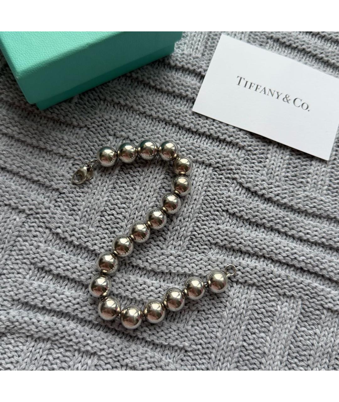 TIFFANY&CO Серебрянный серебряный браслет, фото 8