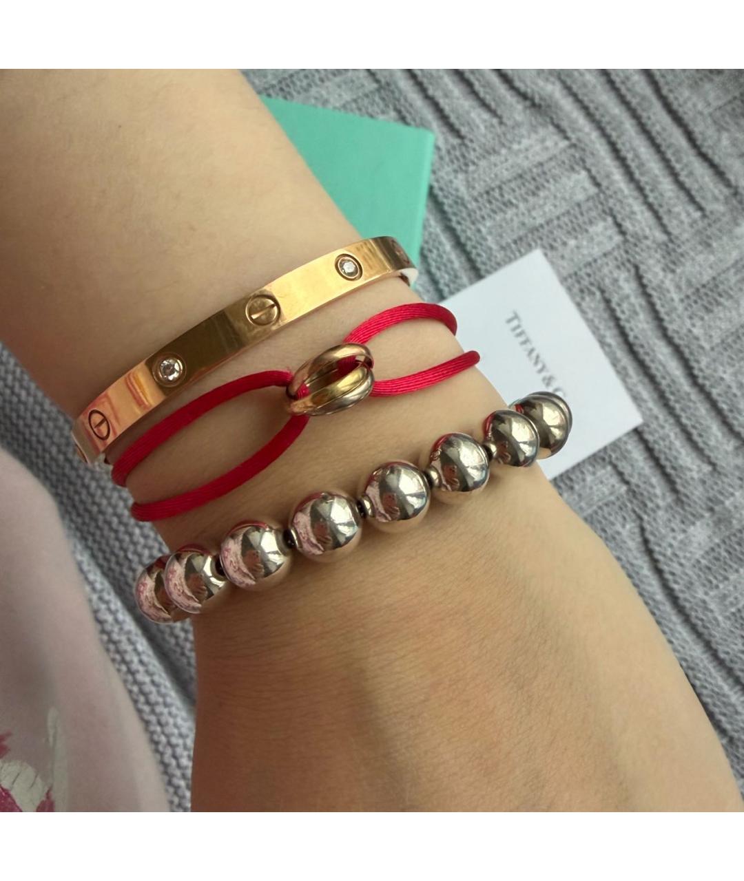 TIFFANY&CO Серебрянный серебряный браслет, фото 7