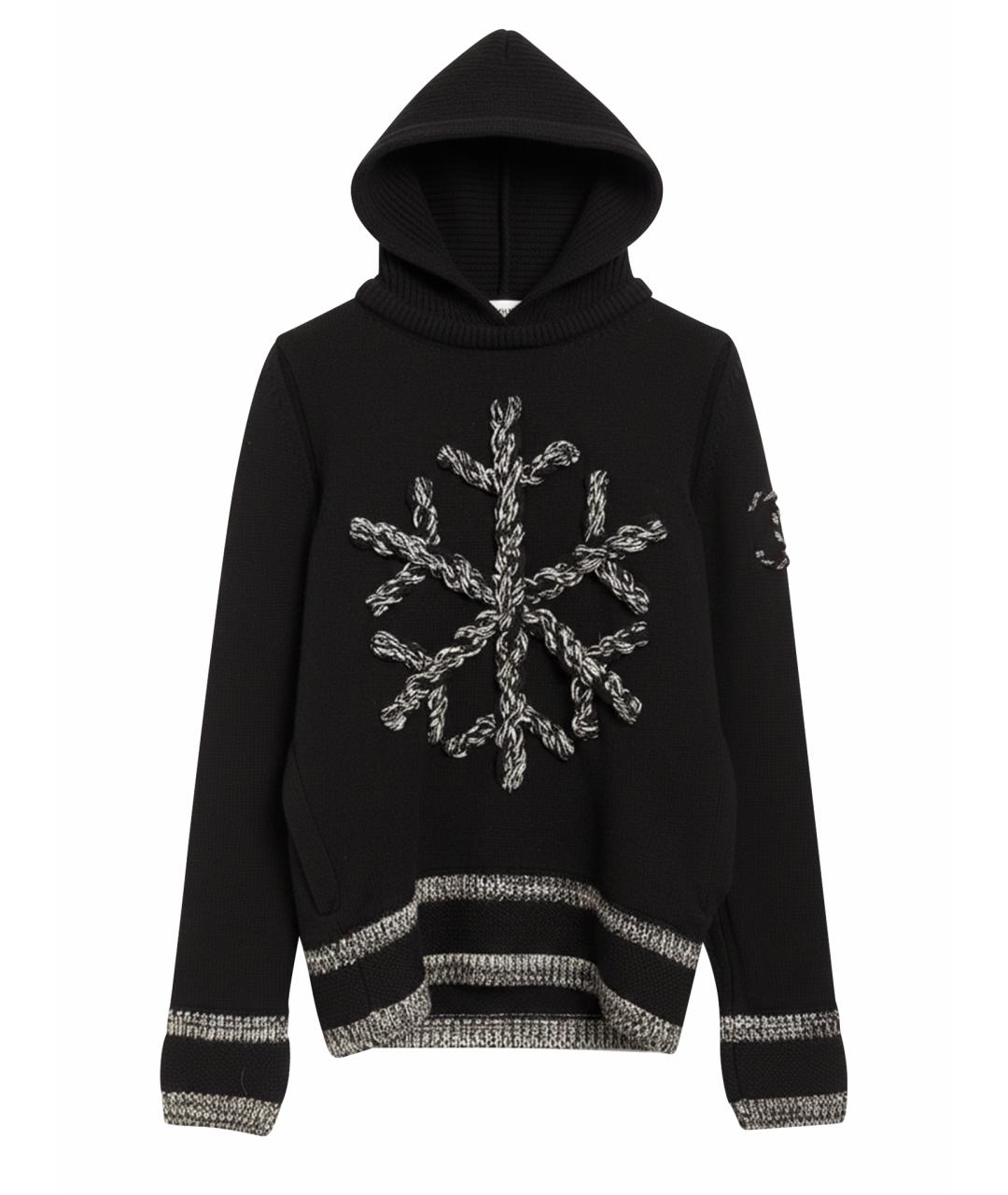 CHANEL Черный шерстяной джемпер / свитер, фото 1