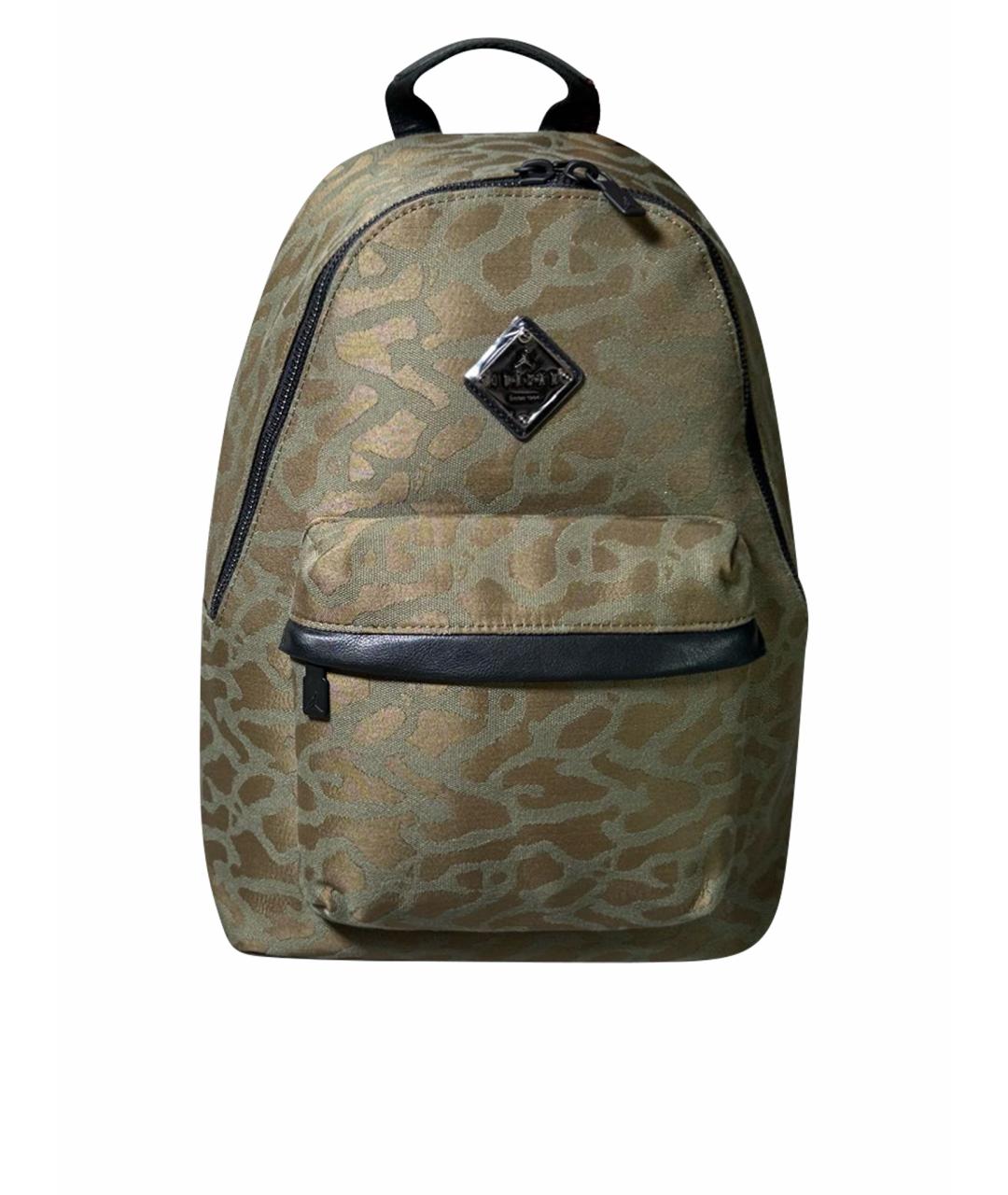 JORDAN Хаки тканевый рюкзак, фото 1