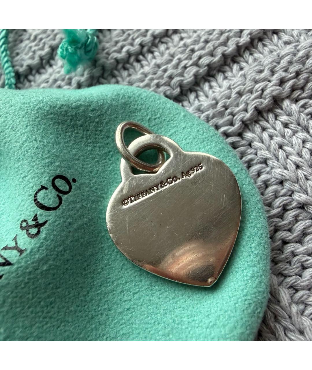 TIFFANY&CO Серебрянный серебряный кулон, фото 4