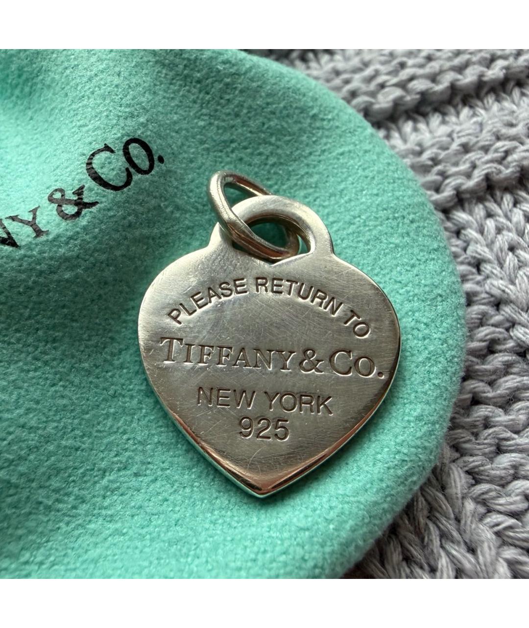 TIFFANY&CO Серебрянный серебряный кулон, фото 3