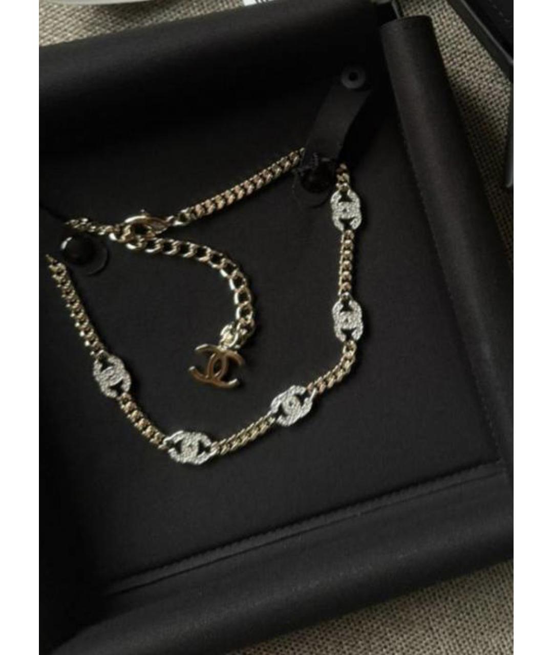 CHANEL Серый латунный чокер, фото 1