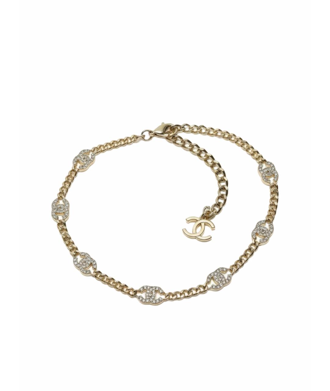 CHANEL Серый латунный чокер, фото 1