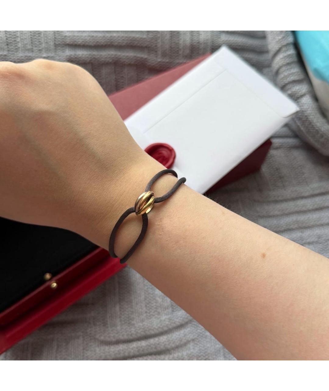 CARTIER Антрацитовый браслет из желтого золота, фото 6