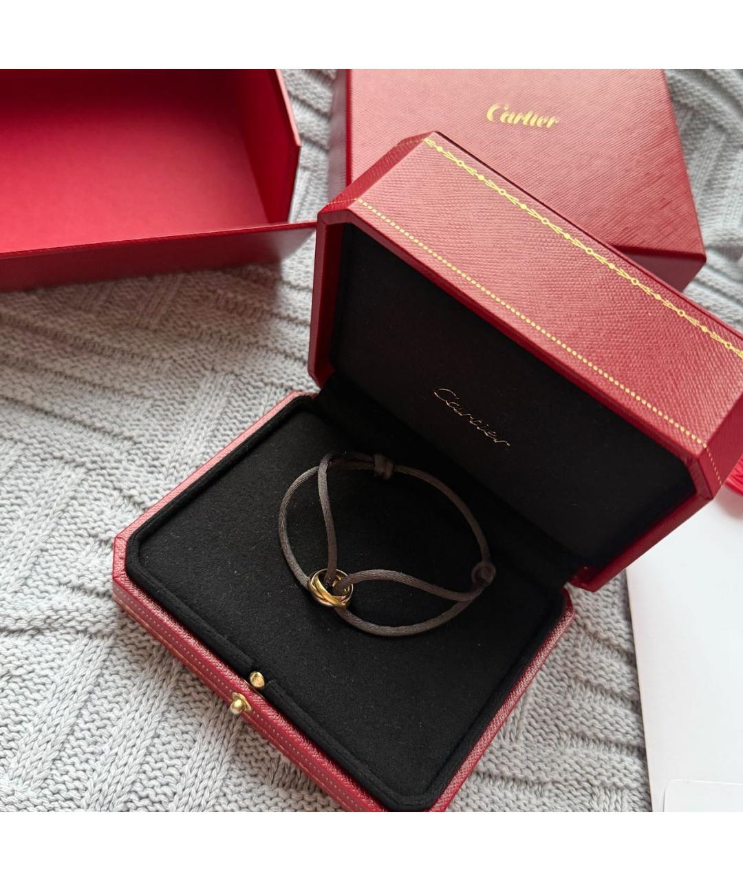 CARTIER Антрацитовый браслет из желтого золота, фото 7