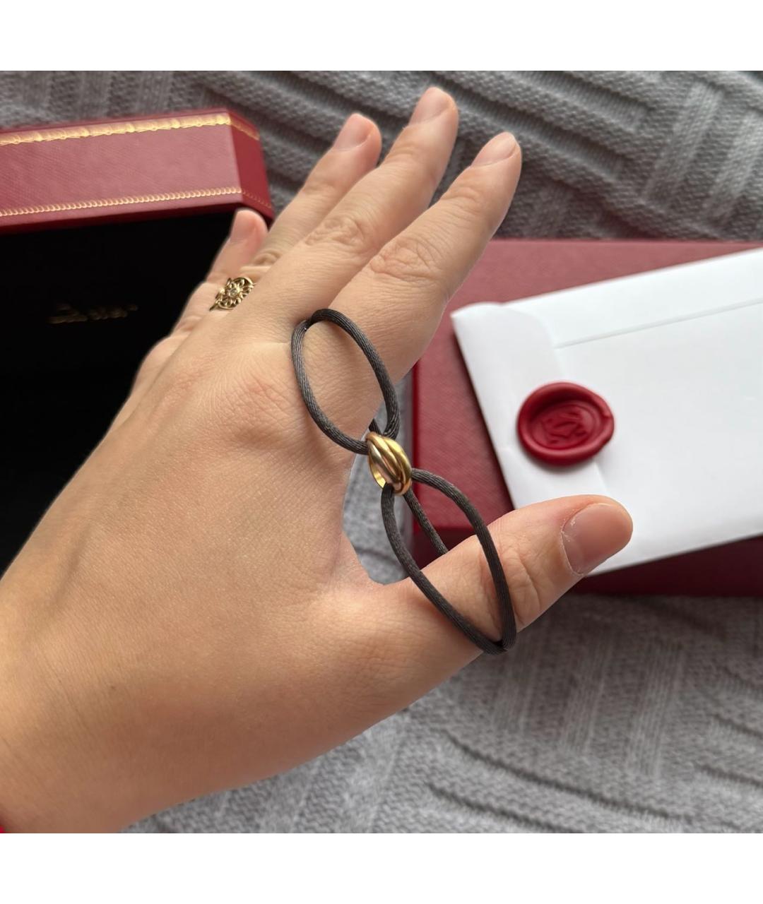 CARTIER Антрацитовый браслет из желтого золота, фото 8