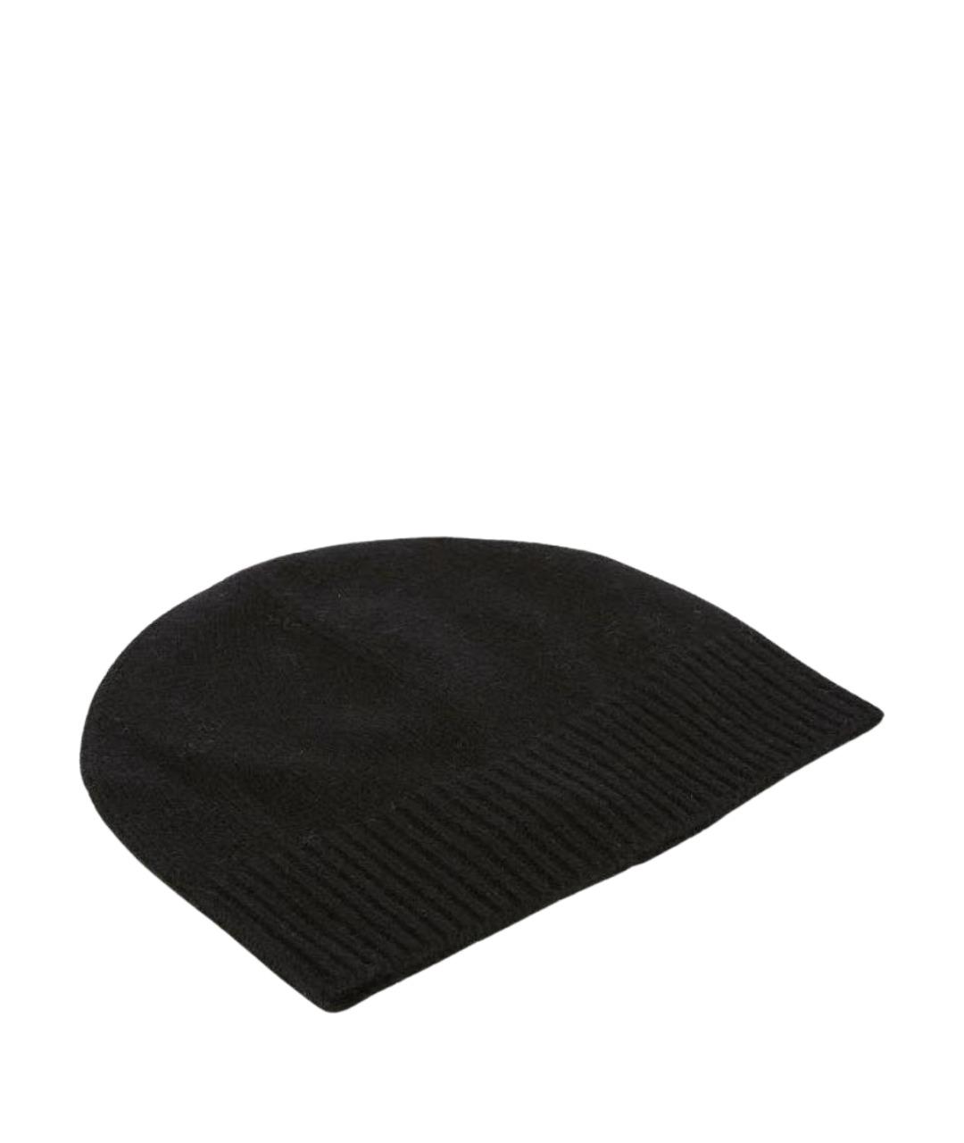 YVES SALOMON Черная кашемировая шапка, фото 1