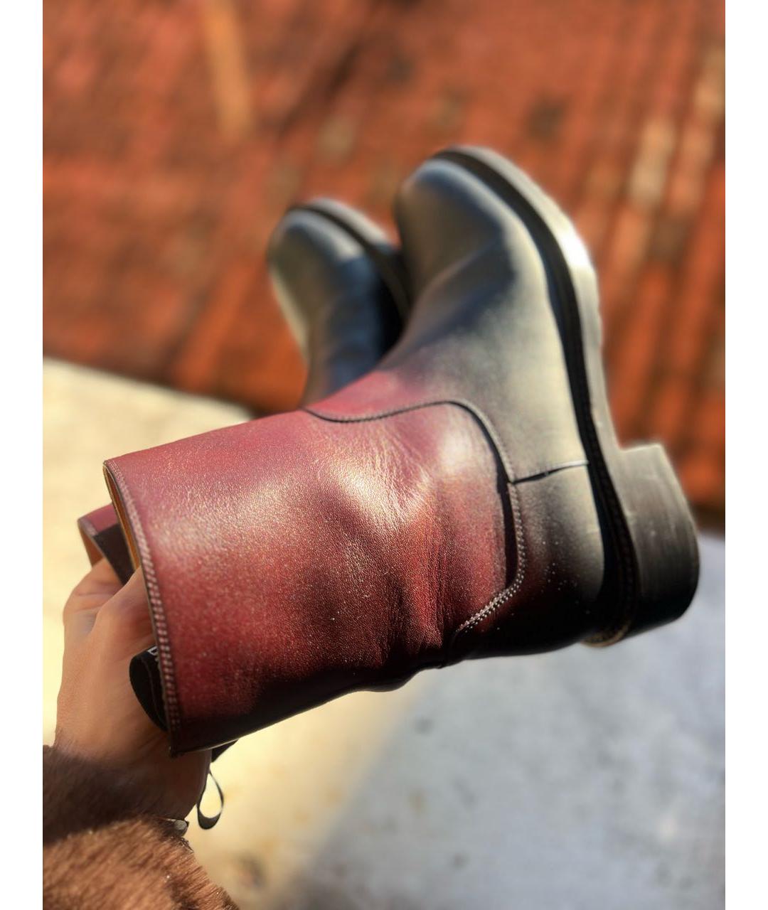 CHRISTIAN DIOR Мульти кожаные полусапоги, фото 5