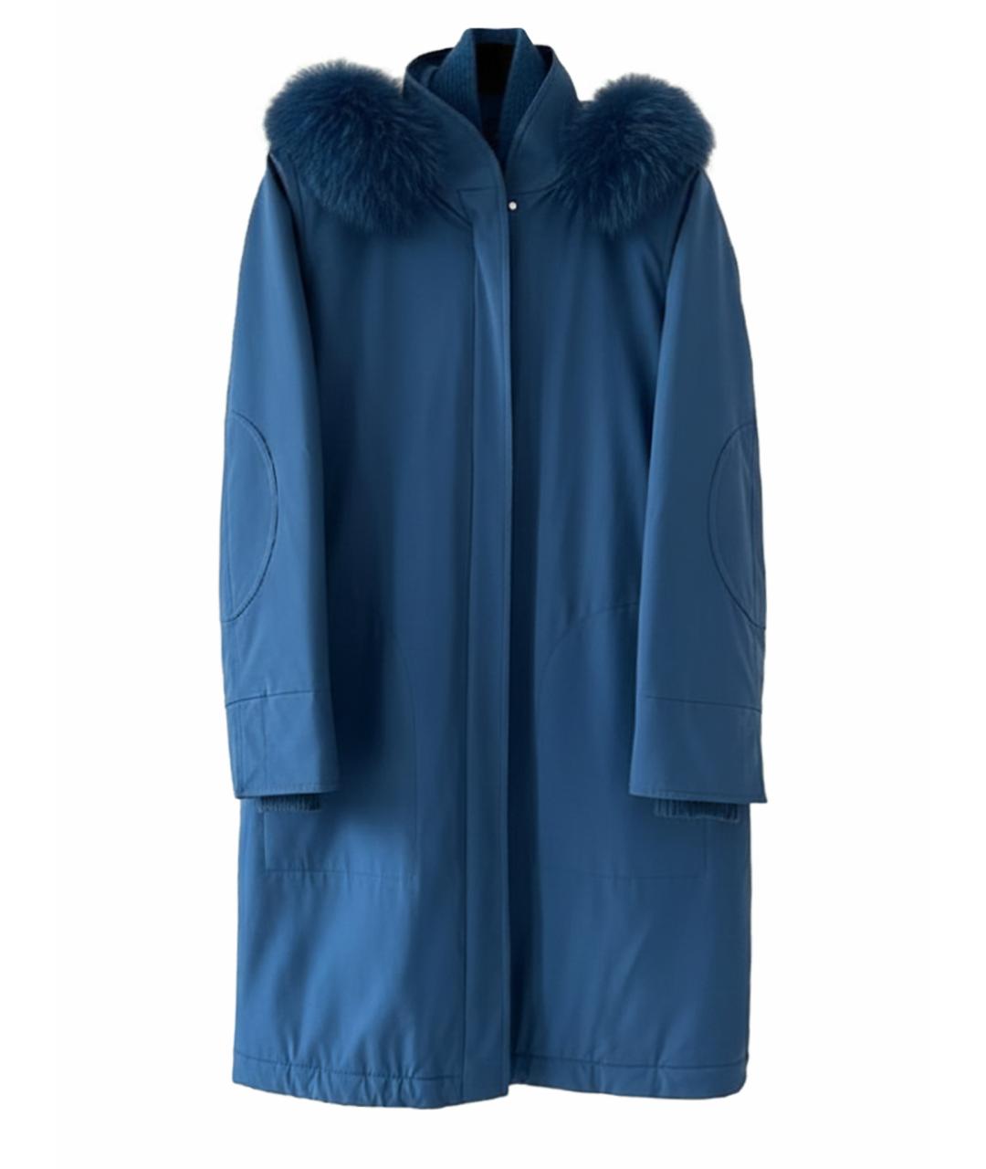 LORO PIANA Синяя кашемировая куртка, фото 1