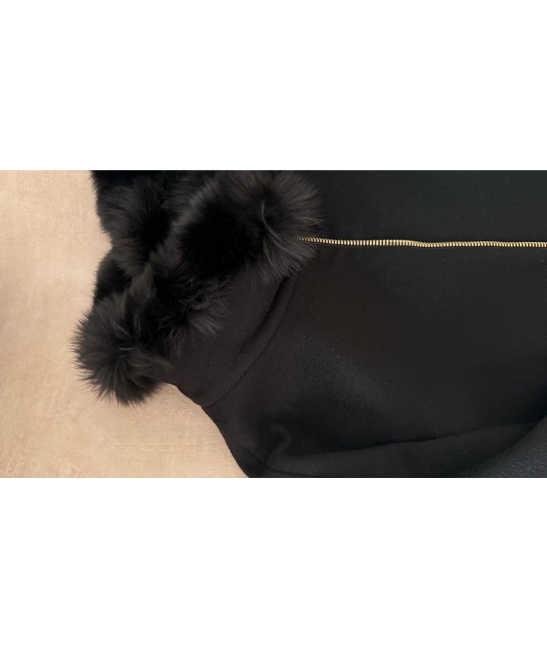 HERNO Черное кашемировое пальто, фото 6