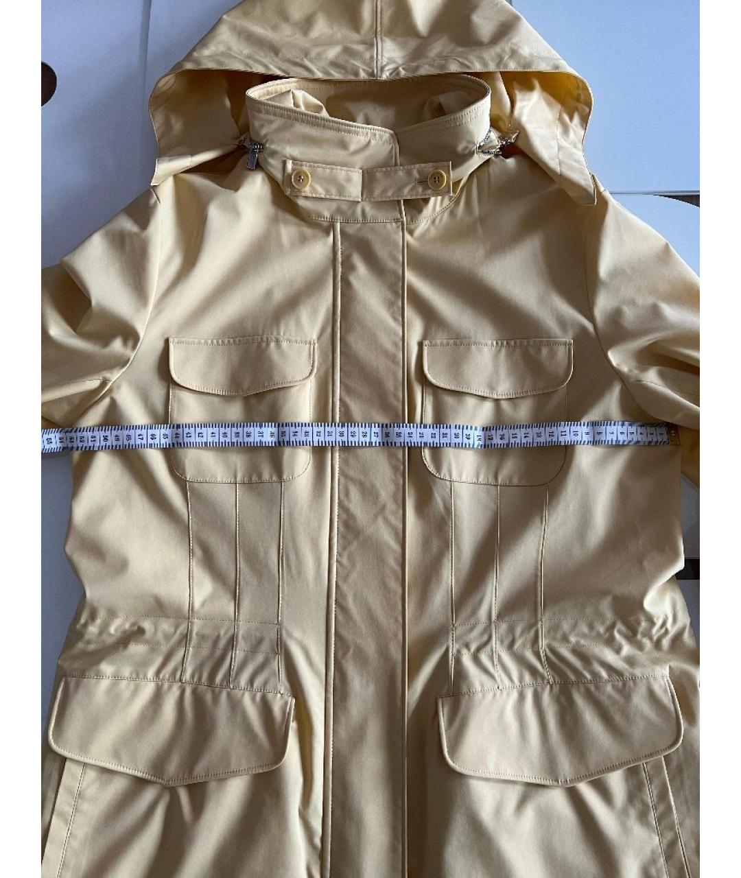 LORO PIANA Желтая кашемировая куртка, фото 6