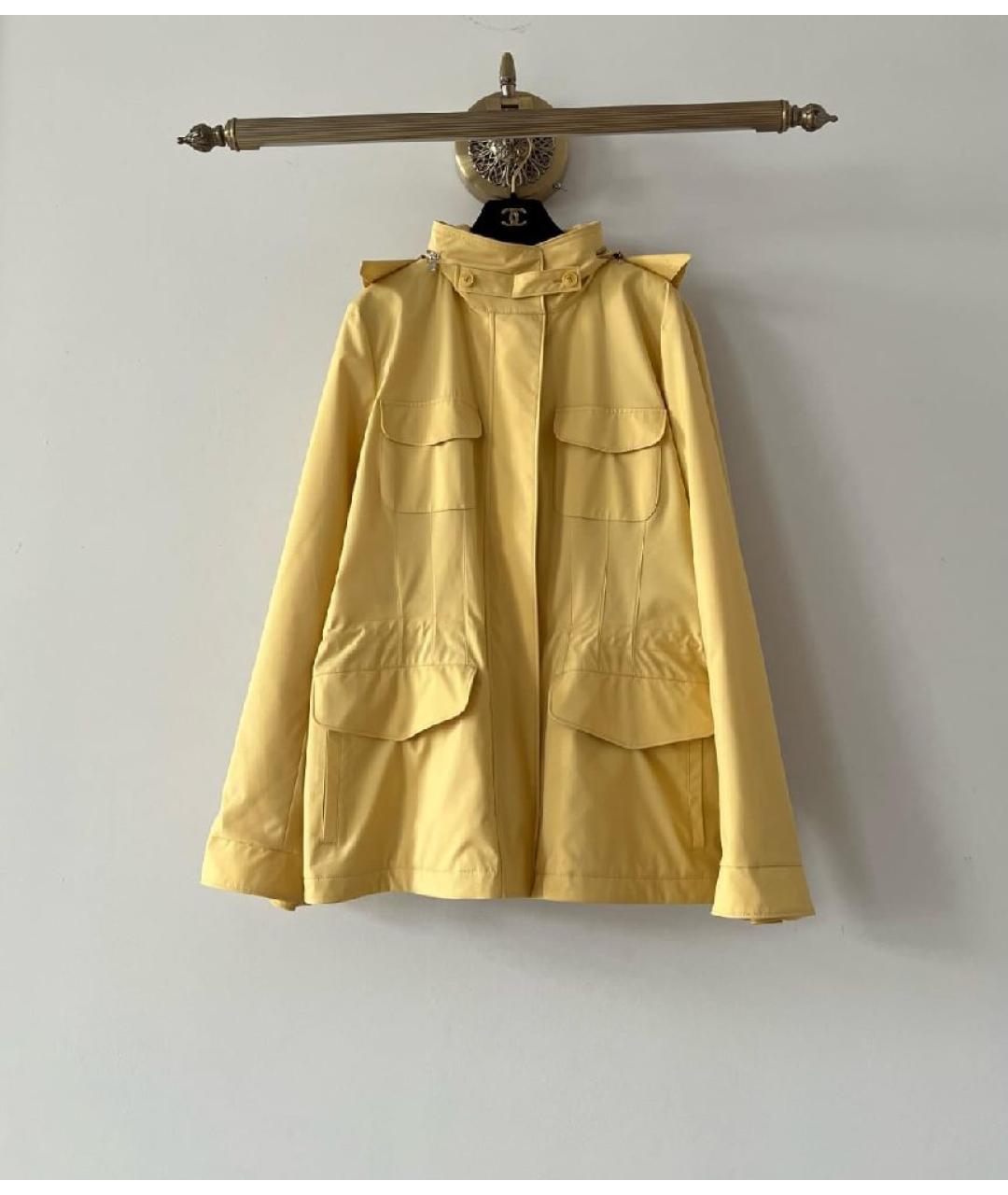 LORO PIANA Желтая кашемировая куртка, фото 8