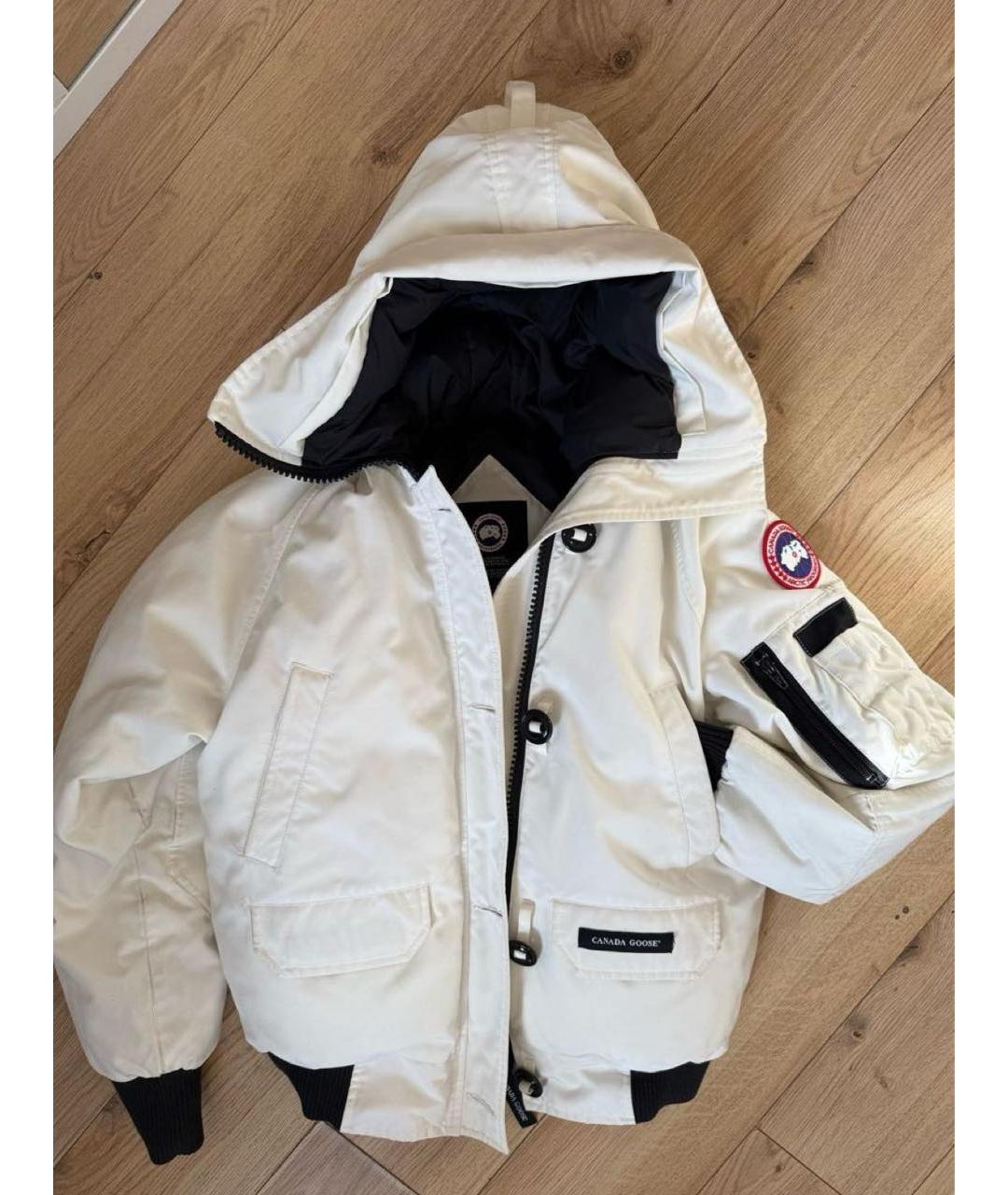 CANADA GOOSE Белый пуховик, фото 7