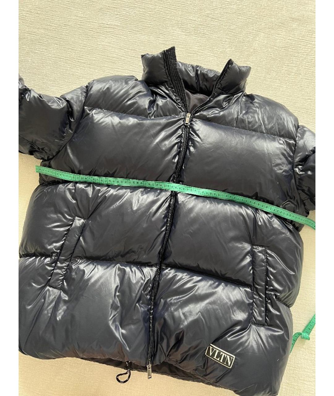 VALENTINO Синяя полиамидовая куртка, фото 5