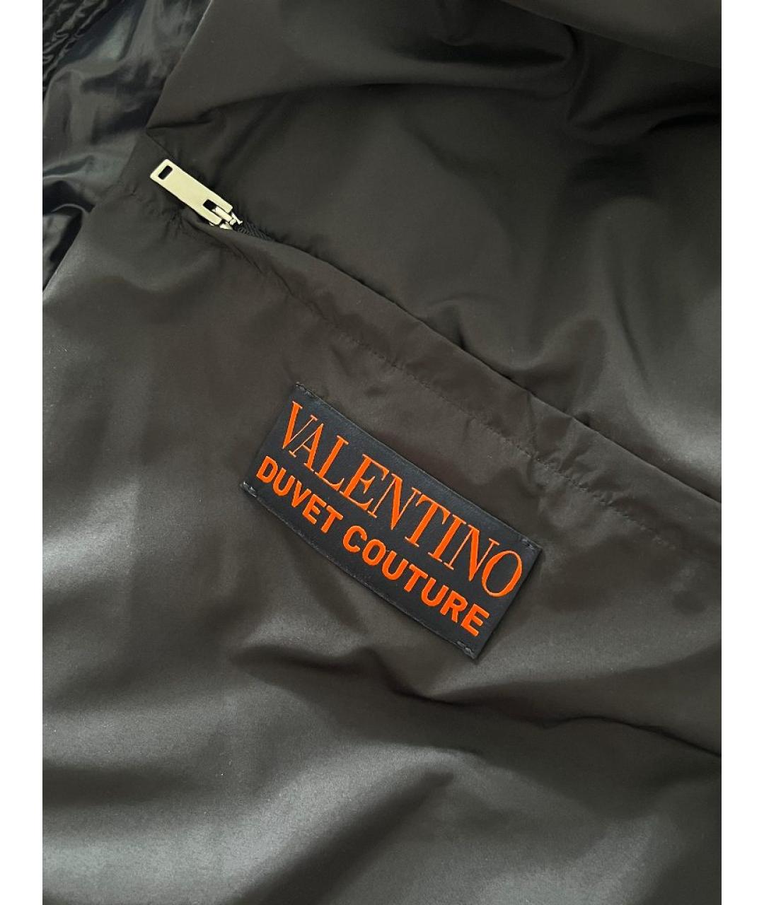 VALENTINO Синяя полиамидовая куртка, фото 3