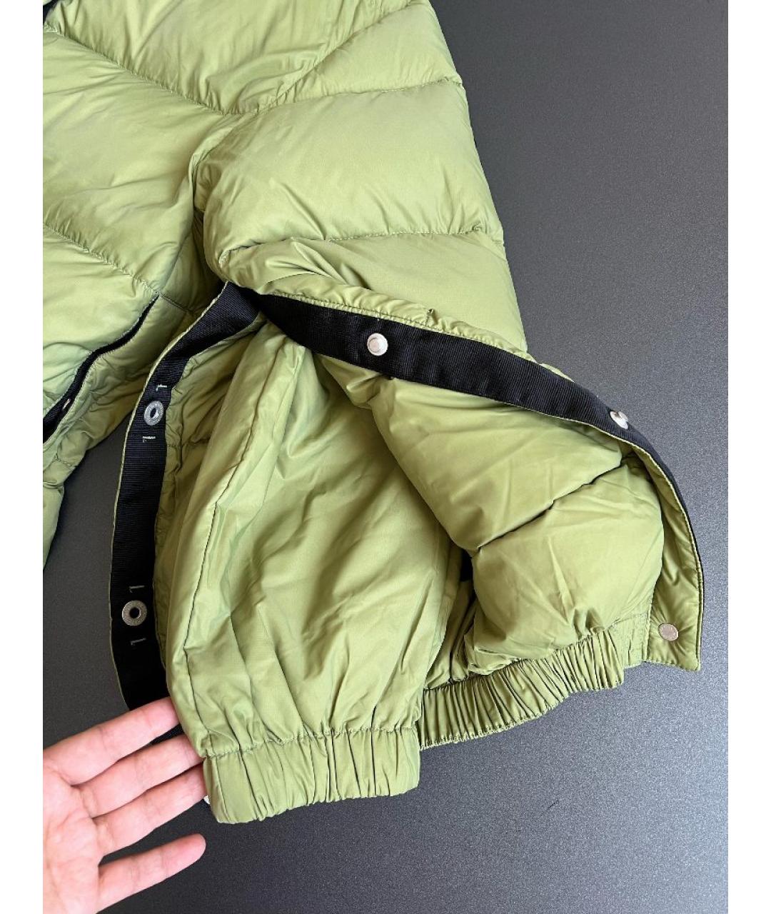 ERMANNO SCERVINO Хаки вискозная куртка, фото 7