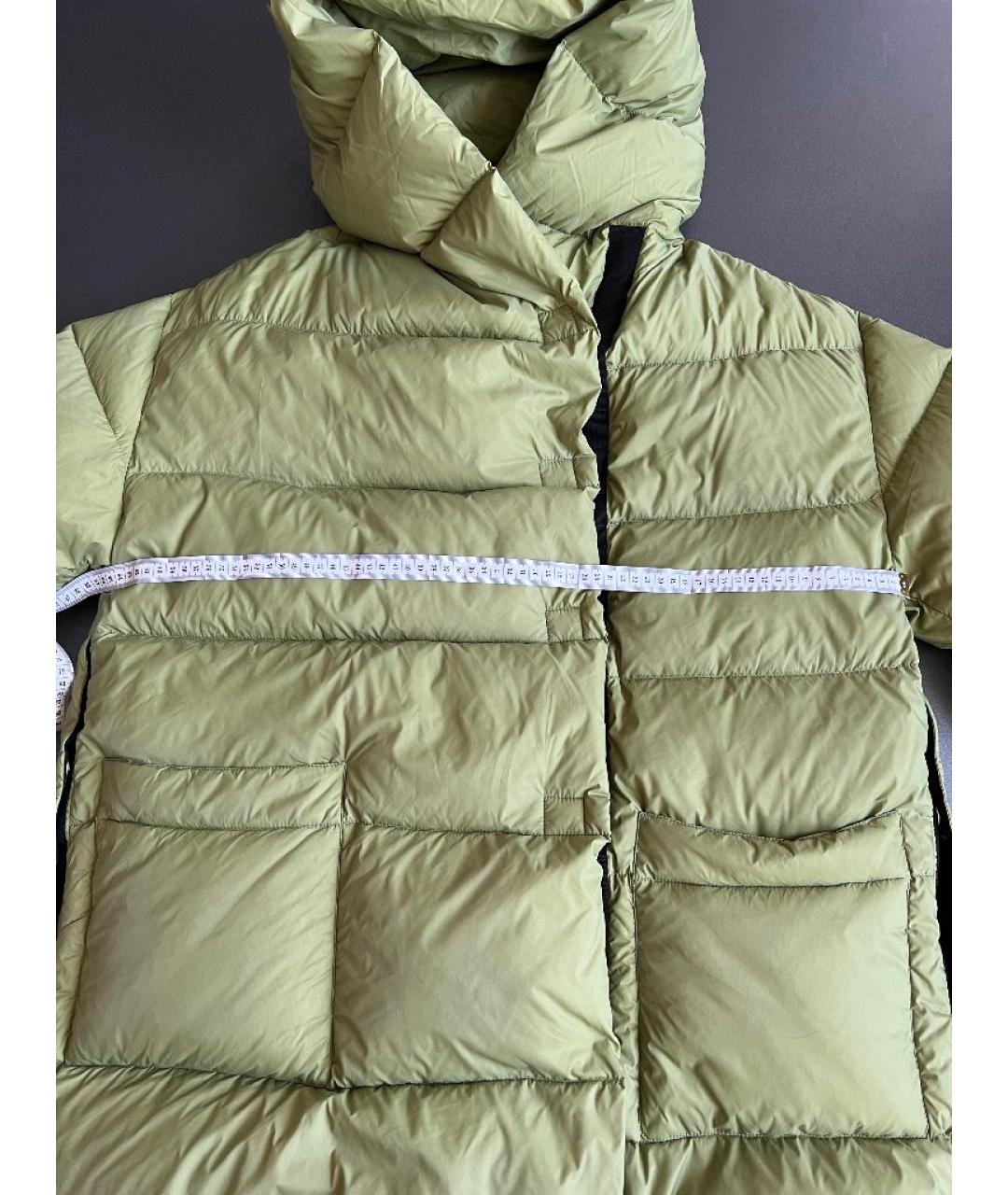 ERMANNO SCERVINO Хаки вискозная куртка, фото 5