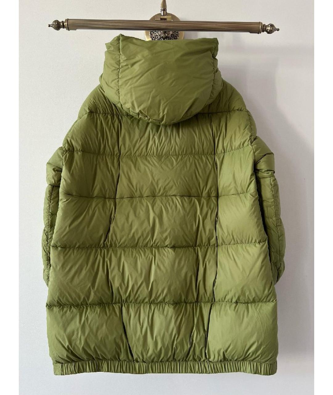 ERMANNO SCERVINO Хаки вискозная куртка, фото 2