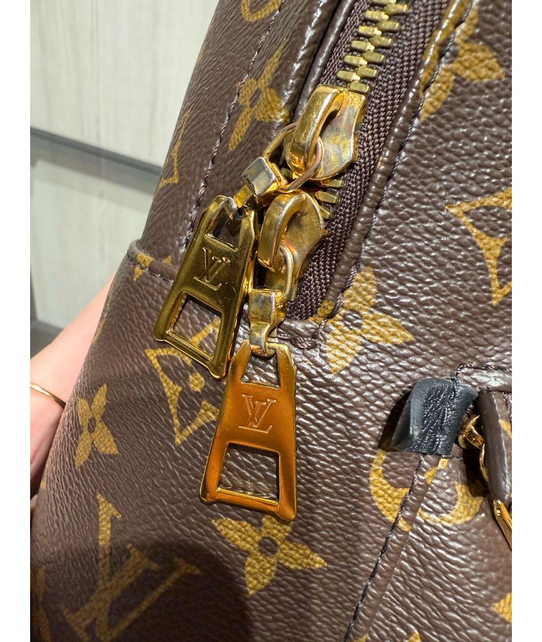 LOUIS VUITTON Коричневый рюкзак, фото 5