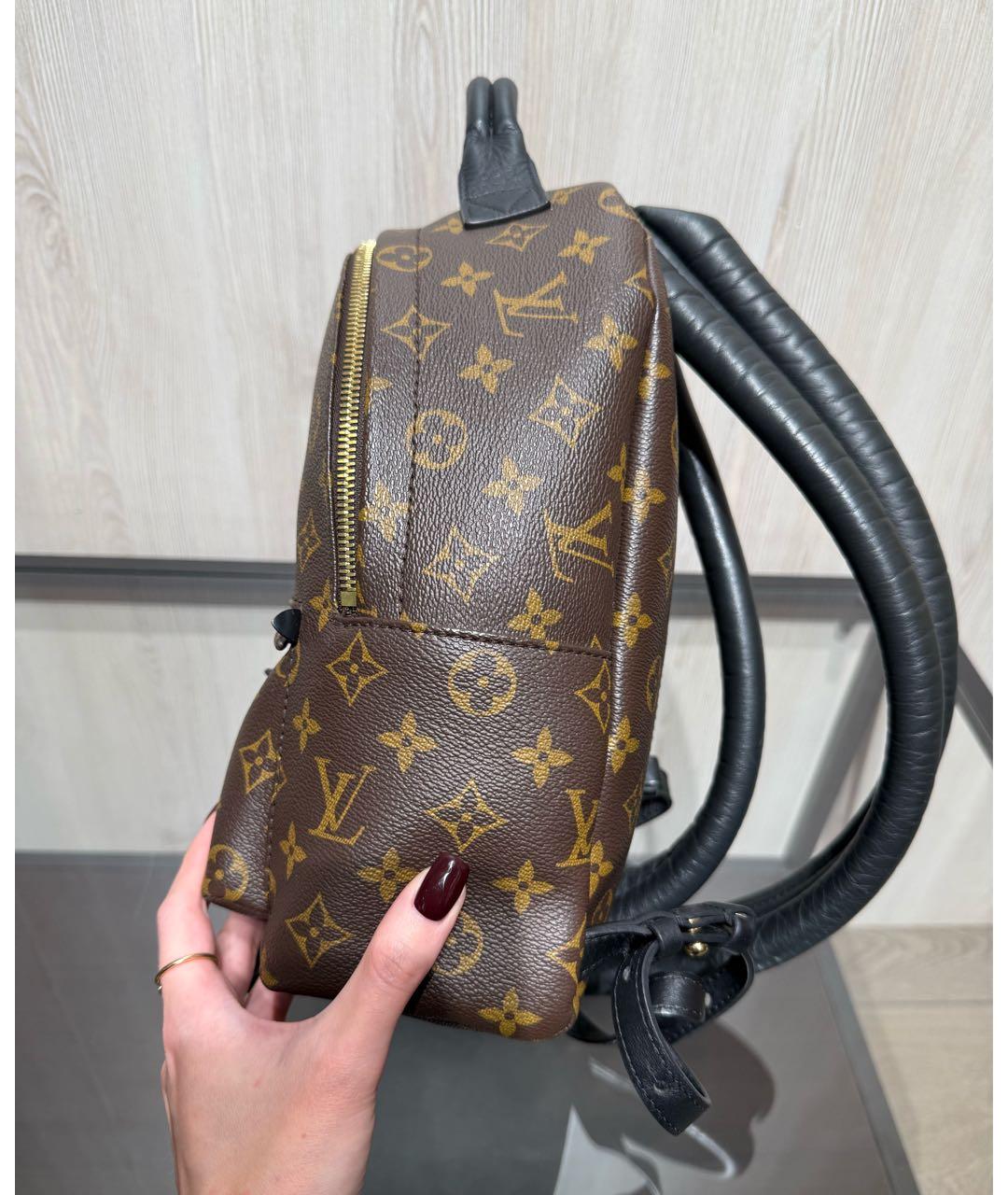 LOUIS VUITTON Коричневый рюкзак, фото 3