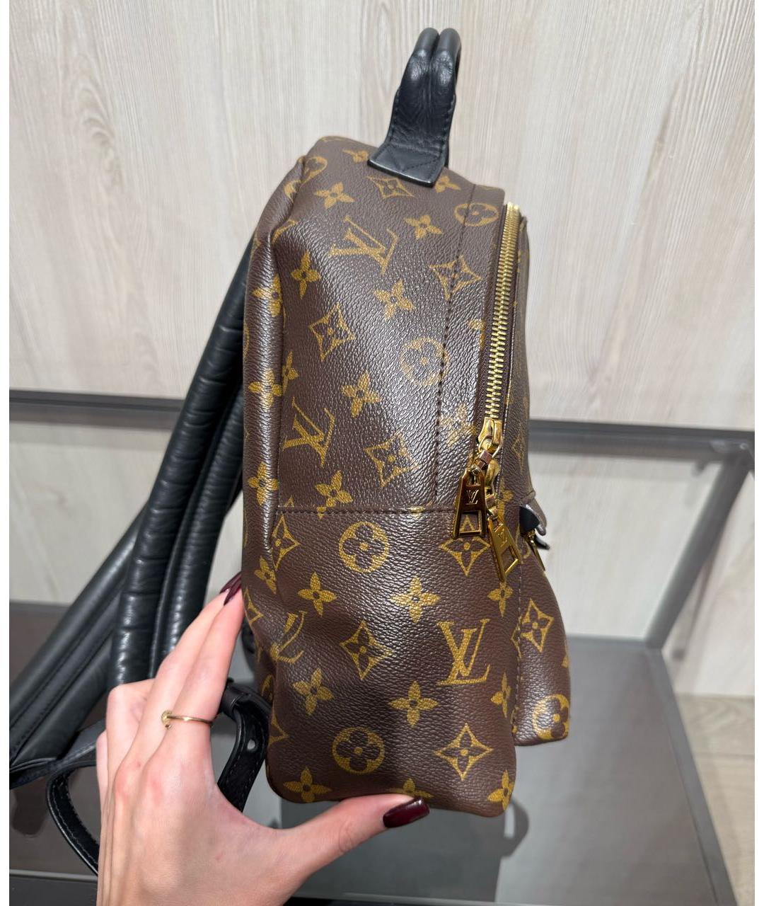 LOUIS VUITTON Коричневый рюкзак, фото 4